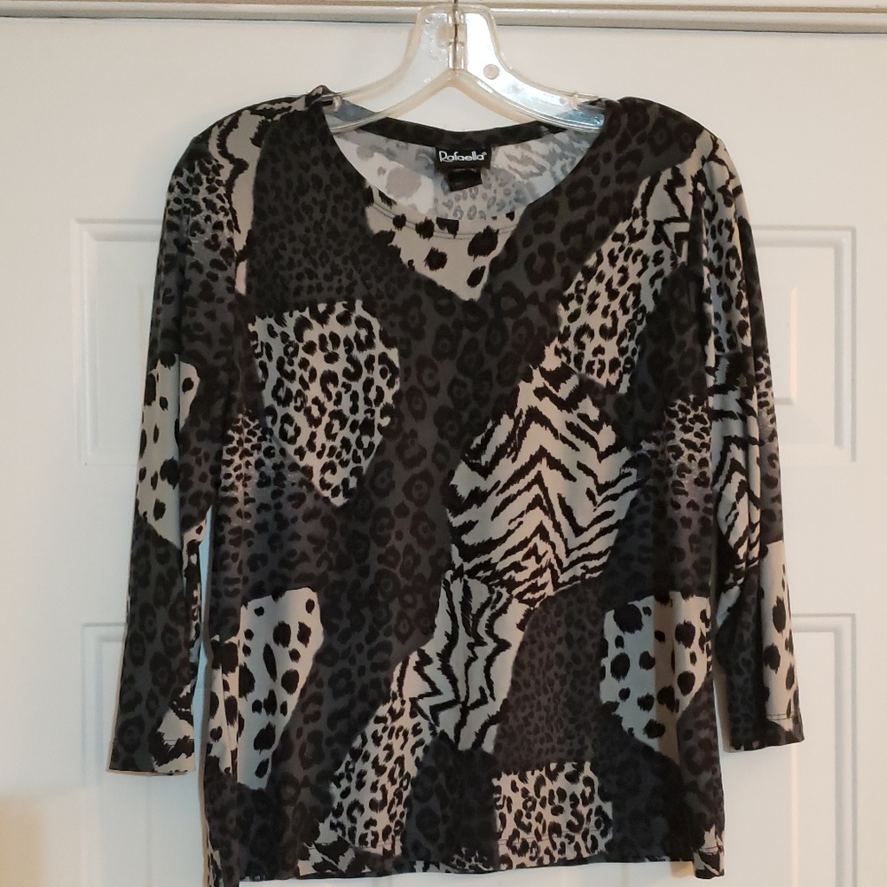Rafaella Animal Print top